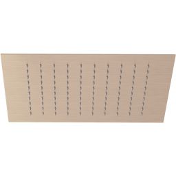 Kludi Asana deszczownica 34x34 cm kwadratowa brązowy szczotkowany 69400N1-00
