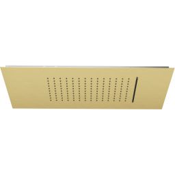 Kludi Asana deszczownica 60x30 cm prostokątna złoty szczotkowany 69450N0-00