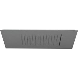 Kludi Asana deszczownica 60x30 cm prostokątna czarny szczotkowany 69450N2-00