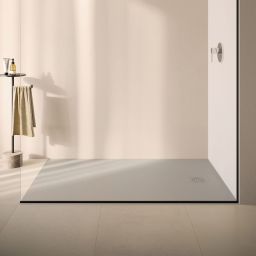 Kludi Terra brodzik prostokątny 100x70 cm szaro-beżowy mat 08DW03O2