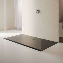 Kludi Terra brodzik prostokątny 170x70 cm czarny mat 08DW1939