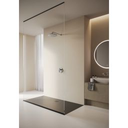 Kludi Terra brodzik prostokątny 170x70 cm czarny mat 08DW1939