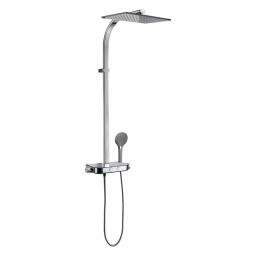 Kronenbach zestaw prysznicowy ścienny termostatyczny z deszczownicą chrom 38393000KB