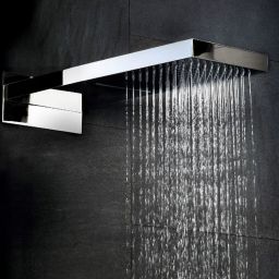 Kronenbach Spa deszczownica 50x25 cm prostokątna chrom KBMBBPRBOR250-2