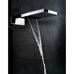 Kronenbach Spa deszczownica 50x25 cm prostokątna chrom KBMBBPRBOR250-2