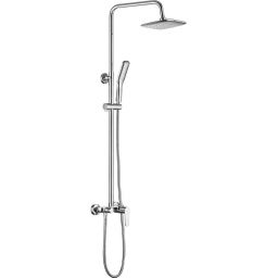Kuchinox Dima zestaw prysznicowy ścienny z deszczownicą chrom PQD00KB