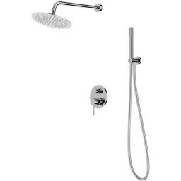 LaVita Orion zestaw prysznicowy podtynkowy z deszczownicą chrom