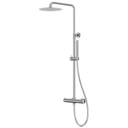 LaVita Orion zestaw prysznicowy ścienny z deszczownicą chrom