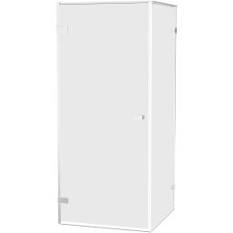 New Trendy Oxia kabina prysznicowa 80x80 cm kwadratowa lewa chrom połysk/szkło przezroczyste AXJ-0061