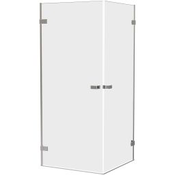 New Trendy Oxia kabina prysznicowa 80x80 cm kwadratowa chrom połysk/szkło przezroczyste AXJ-0167