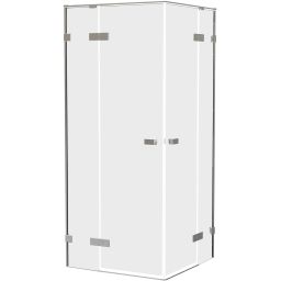 New Trendy Oxia kabina prysznicowa 80x80 cm kwadratowa chrom połysk/szkło przezroczyste AXJ-0178