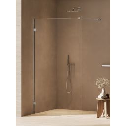 New Trendy Oxia ścianka prysznicowa walk-in 120 cm chrom połysk/szkło przezroczyste AXJ-0211