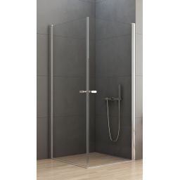 New Trendy New Soleo kabina prysznicowa 100x80 cm prostokątna chrom/szkło przezroczyste D-0140A/D-0142A