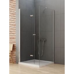 New Trendy New Soleo kabina prysznicowa 90x90 cm kwadratowa lewa chrom połysk/szkło przezroczyste D-0149A/D-0088B