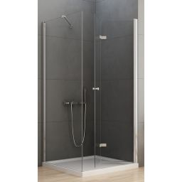 New Trendy New Soleo kabina prysznicowa 100x90 cm prostokątna prawa chrom/szkło przezroczyste D-0153A/D-0089B