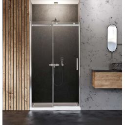 New Trendy Sling drzwi prysznicowe 120 cm chrom/szkło przezroczyste D-0181A