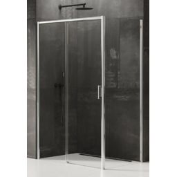 New Trendy Prime kabina prysznicowa 110x90 cm prostokątna lewa chrom/szkło przezroczyste D-0300A/D-0124B