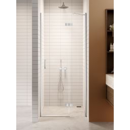 New Trendy Nesta drzwi prysznicowe 120 cm wnękowe prawe chrom połysk/szkło przezroczyste D-0855A