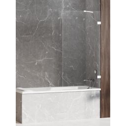 New Trendy Avexa White parawan nawannowy 70 cm 1-częściowy biały mat/szkło przezroczyste EXK-2962