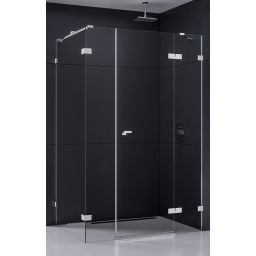 New Trendy Eventa kabina prysznicowa 150x100 cm prostokątna prawa chrom/szkło przezroczyste EXK-4570