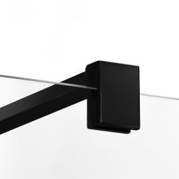 New Trendy Superia Black kabina prysznicowa 80x90 cm prostokątna czarny mat/szkło przezroczyste K-0800