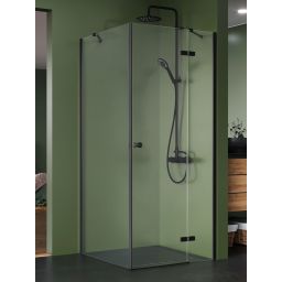 New Trendy Kalibra Black kabina prysznicowa 120x100 cm czarny mat/szkło przezroczyste K-5060