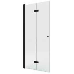 New Trendy New Soleo Black ścianka prysznicowa walk-in 90 cm lewa czarny mat/szkło przezroczyste K-5753