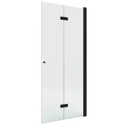 New Trendy New Soleo Black ścianka prysznicowa walk-in 120 cm prawa czarny mat/szkło przezroczyste K-5758