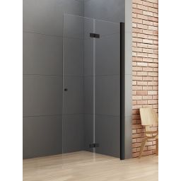 New Trendy New Soleo Black ścianka prysznicowa walk-in 120 cm prawa czarny mat/szkło przezroczyste K-5758