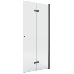 New Trendy New Soleo Gunmetal Brushed ścianka prysznicowa walk-in 120 cm prawa gunmetal szczotkowany/szkło przezroczyste K-5798