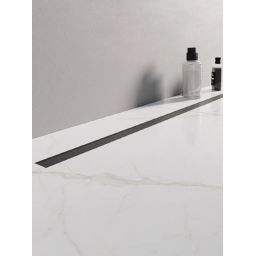 New Trendy Visio Slim Black odpływ liniowy 100 cm czarny OL-0080