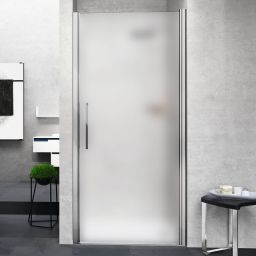 Novellini Young 1B drzwi prysznicowe 57 cm srebrny/szkło satynowe Y21B57-4B