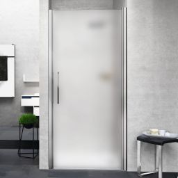 Novellini Young 1B drzwi prysznicowe 57 cm chrom/szkło satynowe Y21B57-4K