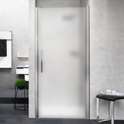 Novellini Young 1B drzwi prysznicowe 67 cm srebrny/szkło satynowe Y21B67-4B