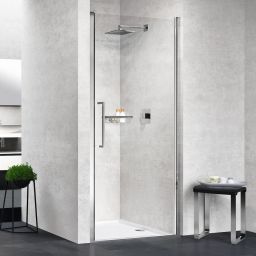 Novellini Young 1B drzwi prysznicowe 72 cm chrom/szkło przezroczyste Y21B72-1K