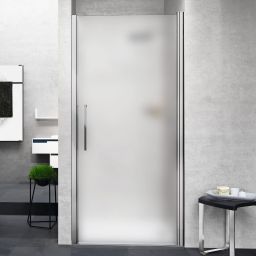 Novellini Young 1B drzwi prysznicowe 79 cm chrom/szkło satynowe Y21B79-4K