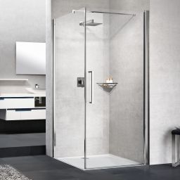 Novellini Young 2.0 G+F drzwi prysznicowe 67 cm chrom/szkło przezroczyste Y2G67-1K