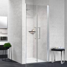 Novellini Young 2.0 2B drzwi prysznicowe 87 cm srebrny/szkło przezroczyste Y22B87-1B