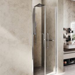 Novellini Young 2.0 2B drzwi prysznicowe 87 cm chrom/szkło przezroczyste Y22B87-1K