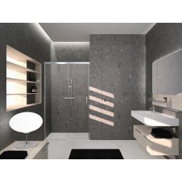 Novellini Kali PH drzwi prysznicowe 128 cm srebrny/szkło przezroczyste KALIPH126-1B