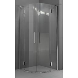 Novellini Modus kabina prysznicowa 90x90 cm półokrągła chrom połysk/szkło przezroczyste MODUSR90-1K