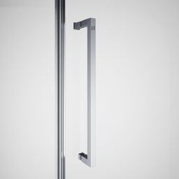 Novellini Young 1B drzwi prysznicowe 57 cm srebrny/szkło przezroczyste Y21B57-1B