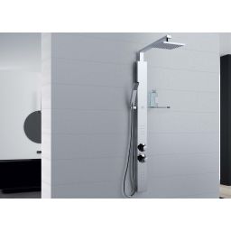 Novellini Revif Plus panel prysznicowy termostatyczny chrom REV1VT-K