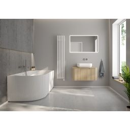 Oltens Hamnes szafka 80 cm podumywalkowa wisząca z blatem dąb 68669060