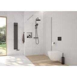 Oltens Vida ścianka prysznicowa 100 cm chrom połysk/szkło przezroczyste 22003100