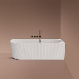Oltens Hamnes wanna narożna 160x75 cm prawa biała 11008000