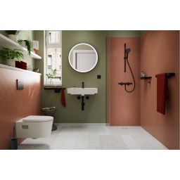Hansgrohe Activera S zestaw prysznicowy ścienny czarny 28041670