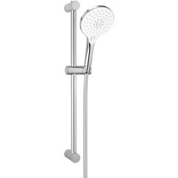 Oltens Saxan EasyClick Alling 60 zestaw prysznicowy chrom/biały 36000110