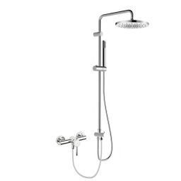 Oltens Molle zestaw prysznicowy z baterią prysznicową ścienną chrom 36050100