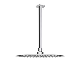 Oltens Vindel deszczownica 25 cm okrągła z ramieniem sufitowym Aera chrom 36081100